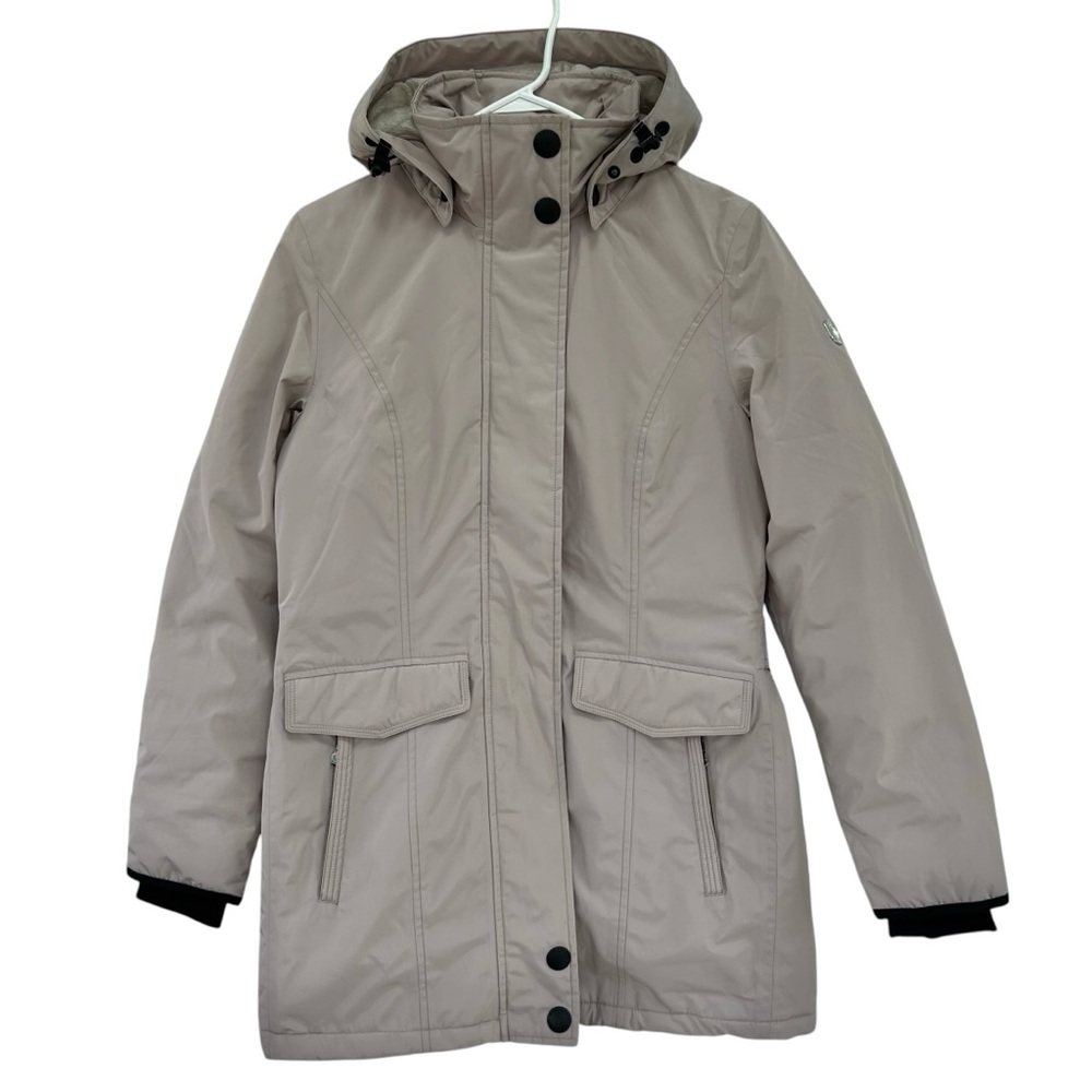 Wellensteyn Stavanger Size Small Women’s Hooded Parka Zip & Snap Closure